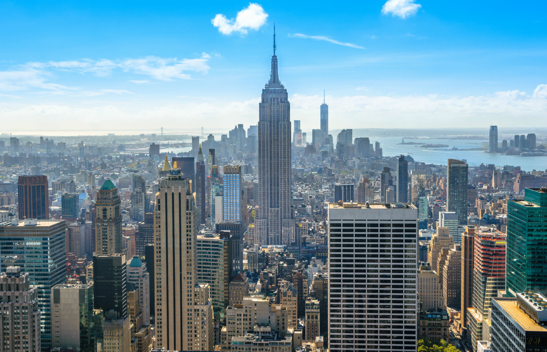 NYC view from Empire State building