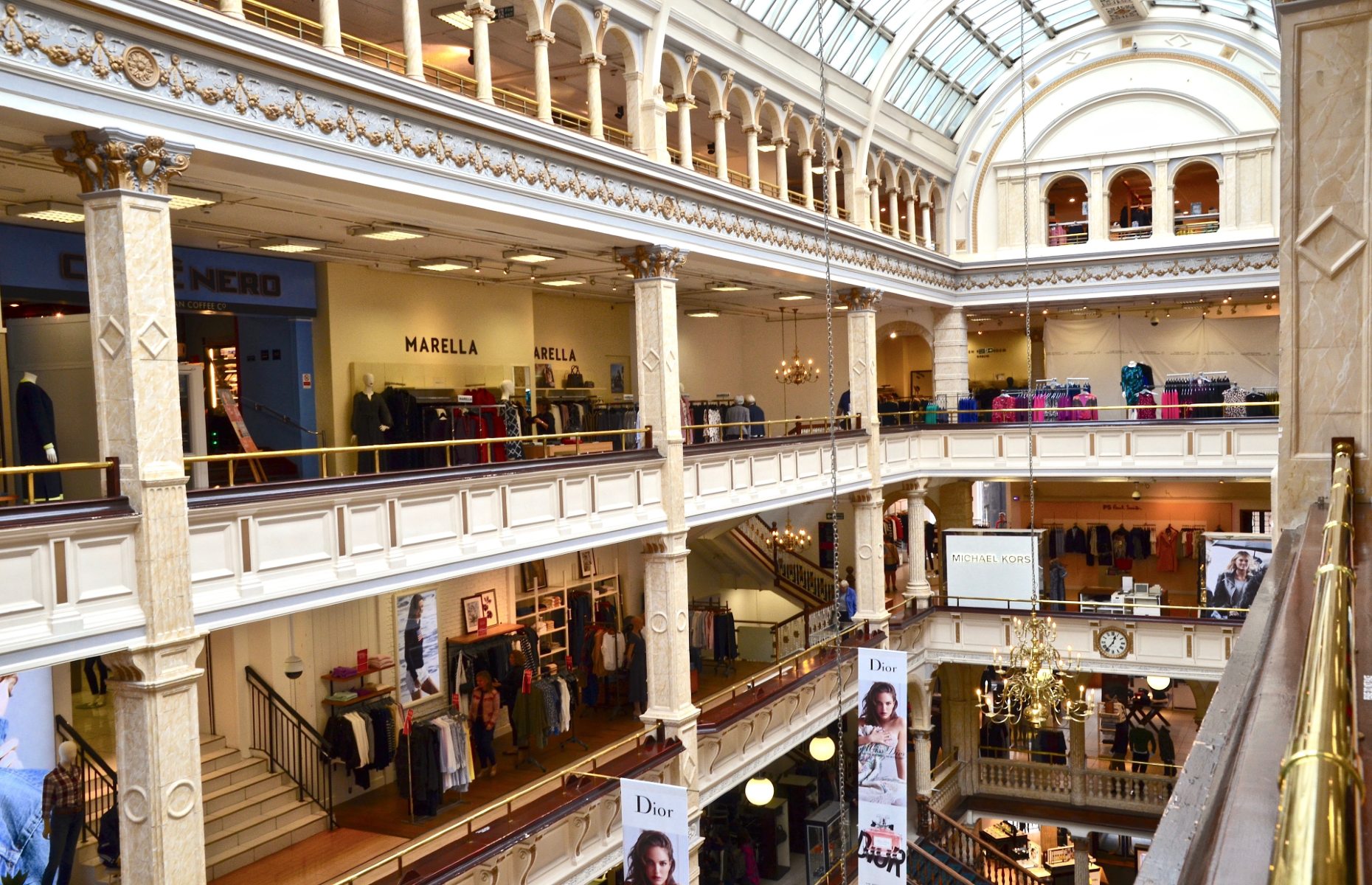 Elegant interior of Frasers department store (Image: Edinburghcitymom/Shutterstock)