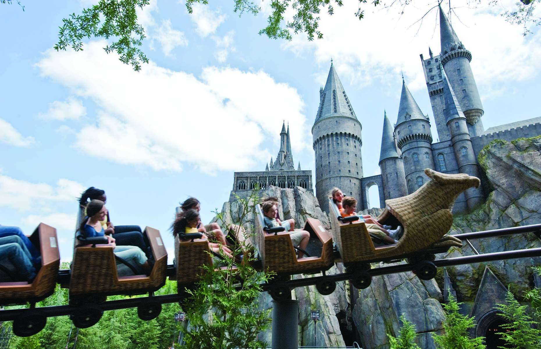 The Hippogriff ride (Image: The Wizarding World of Harry Potter)