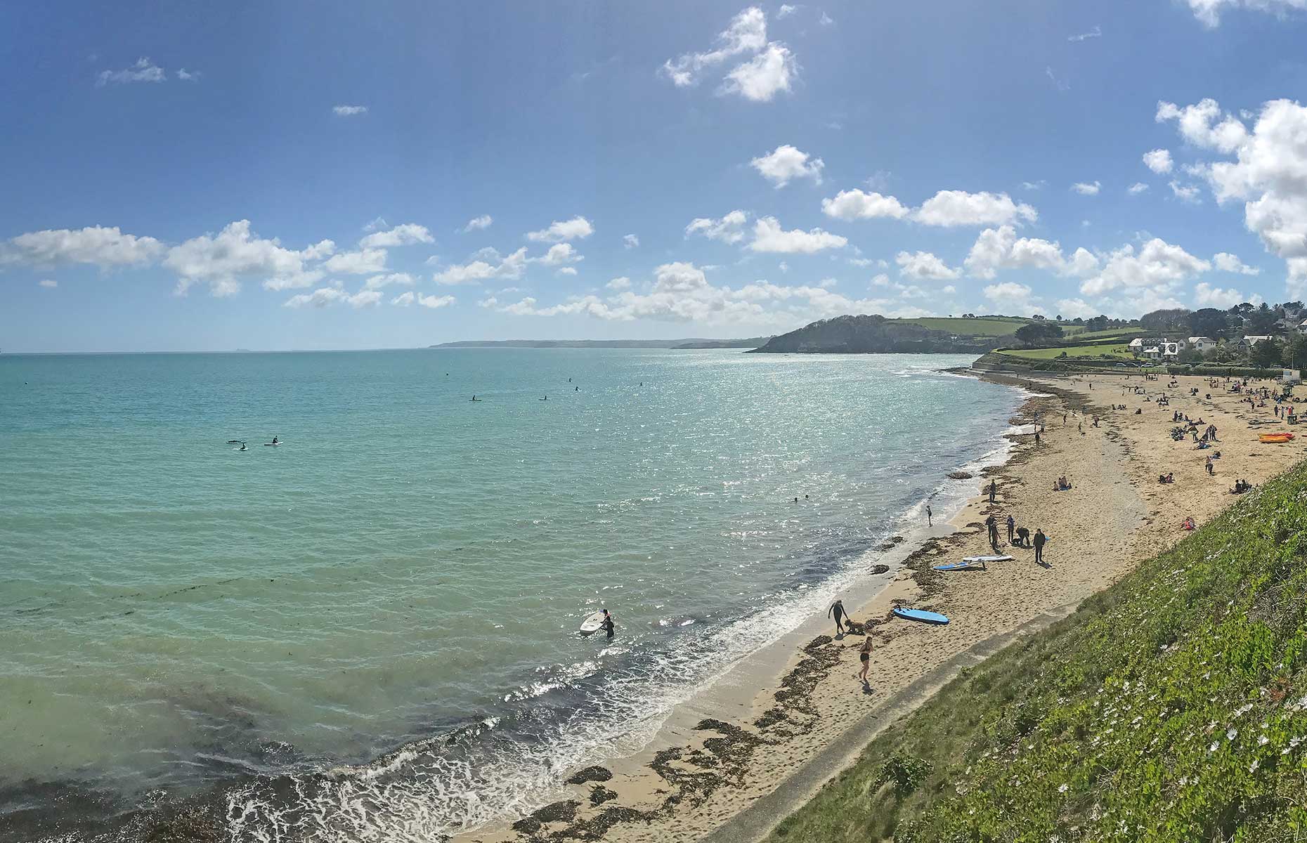 Gyllyngvase beach, Cornwall