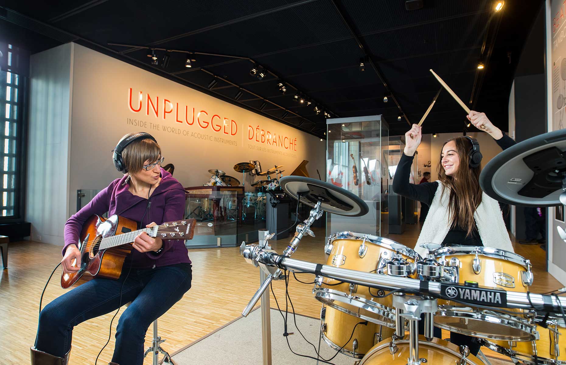 You can try out the instruments at Studio Bell, Calgary