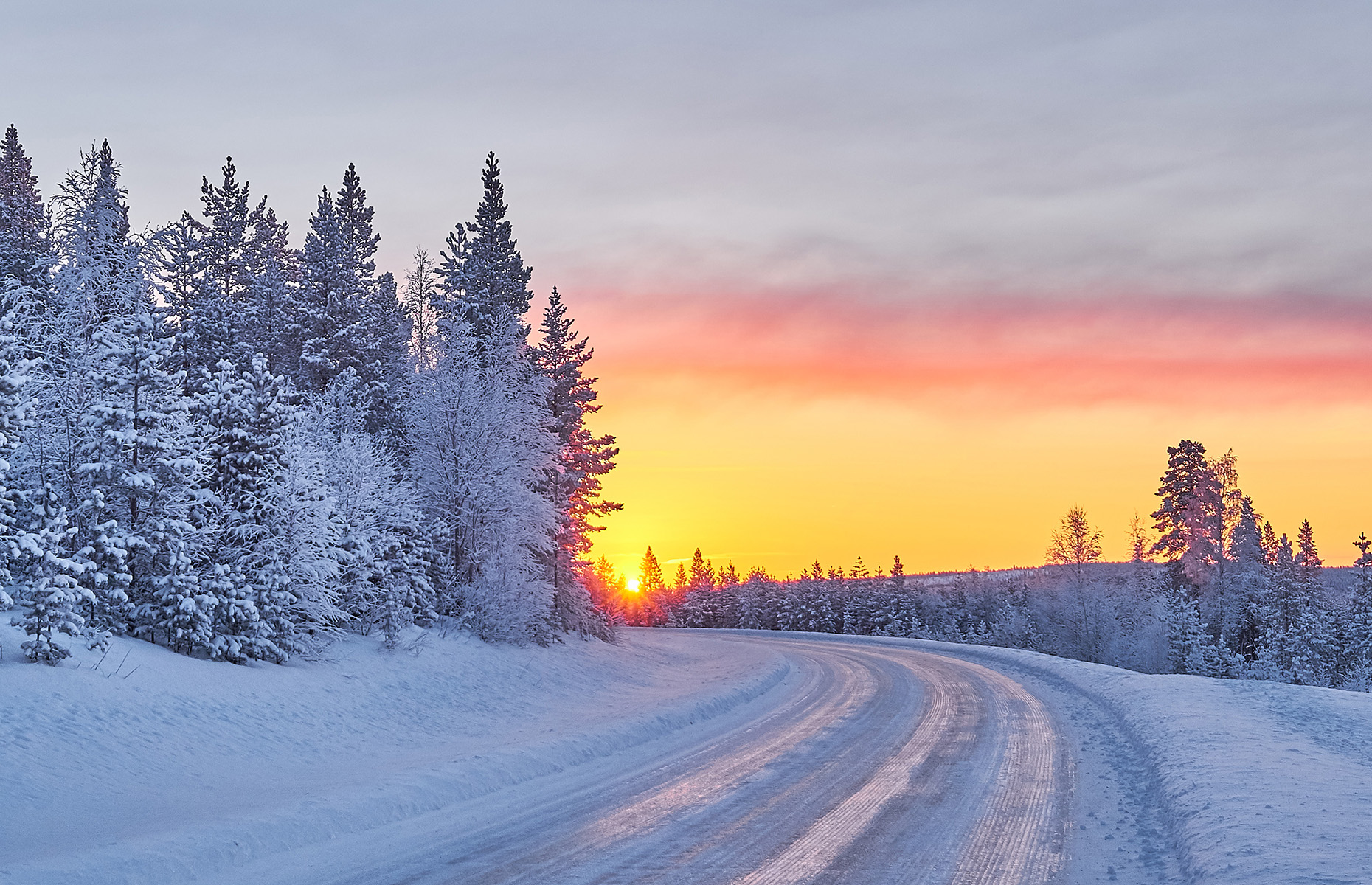 Sunset in the Arctic