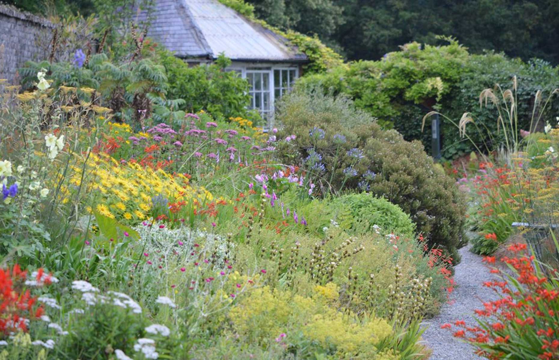 Beaulieu House has beautiful gardens in the Boyne Valley, Ireland
