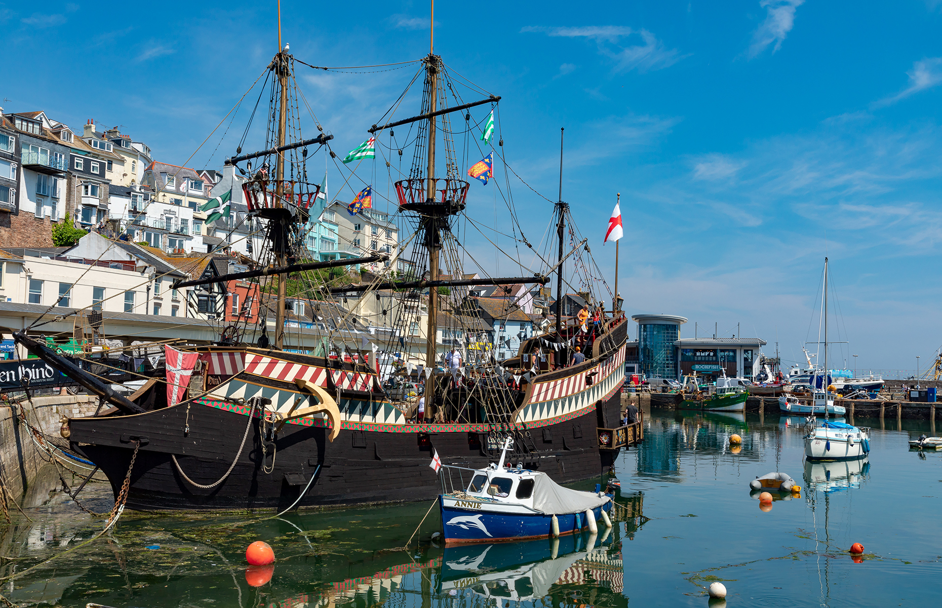 Golden Hind in Brixham Harbour