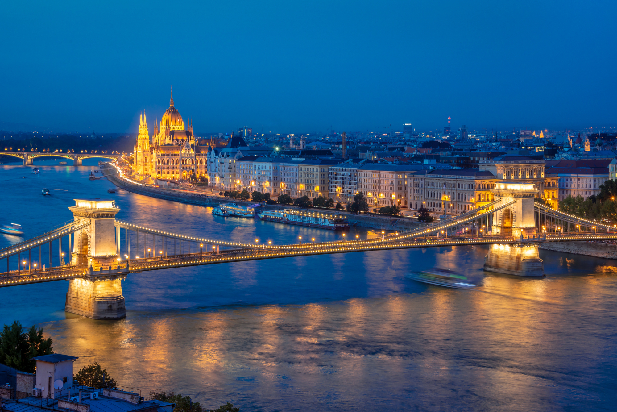 Budapest at night (Image: Delpixel/Shutterstock)