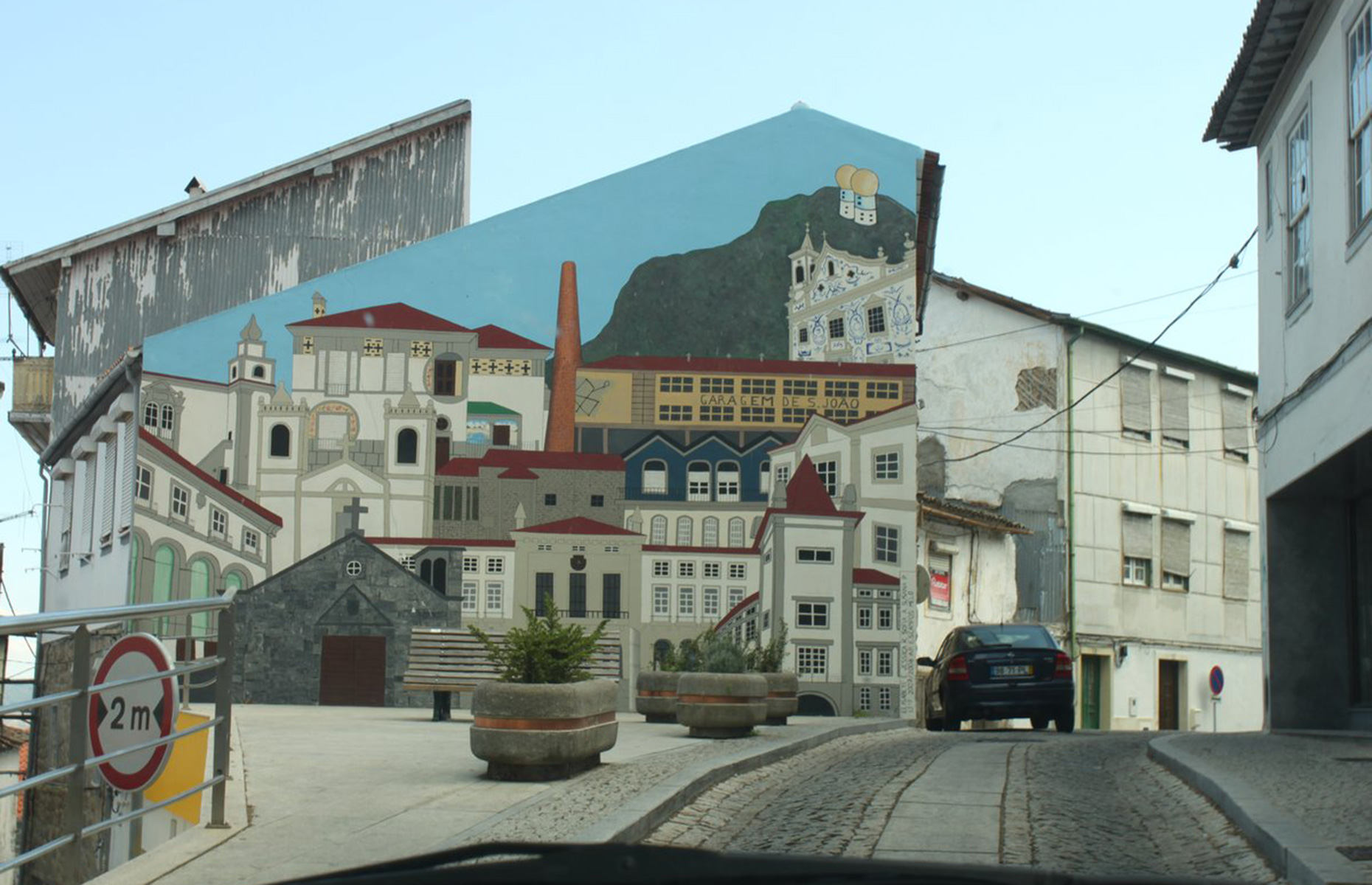 Street art in Covilhã, Portugal