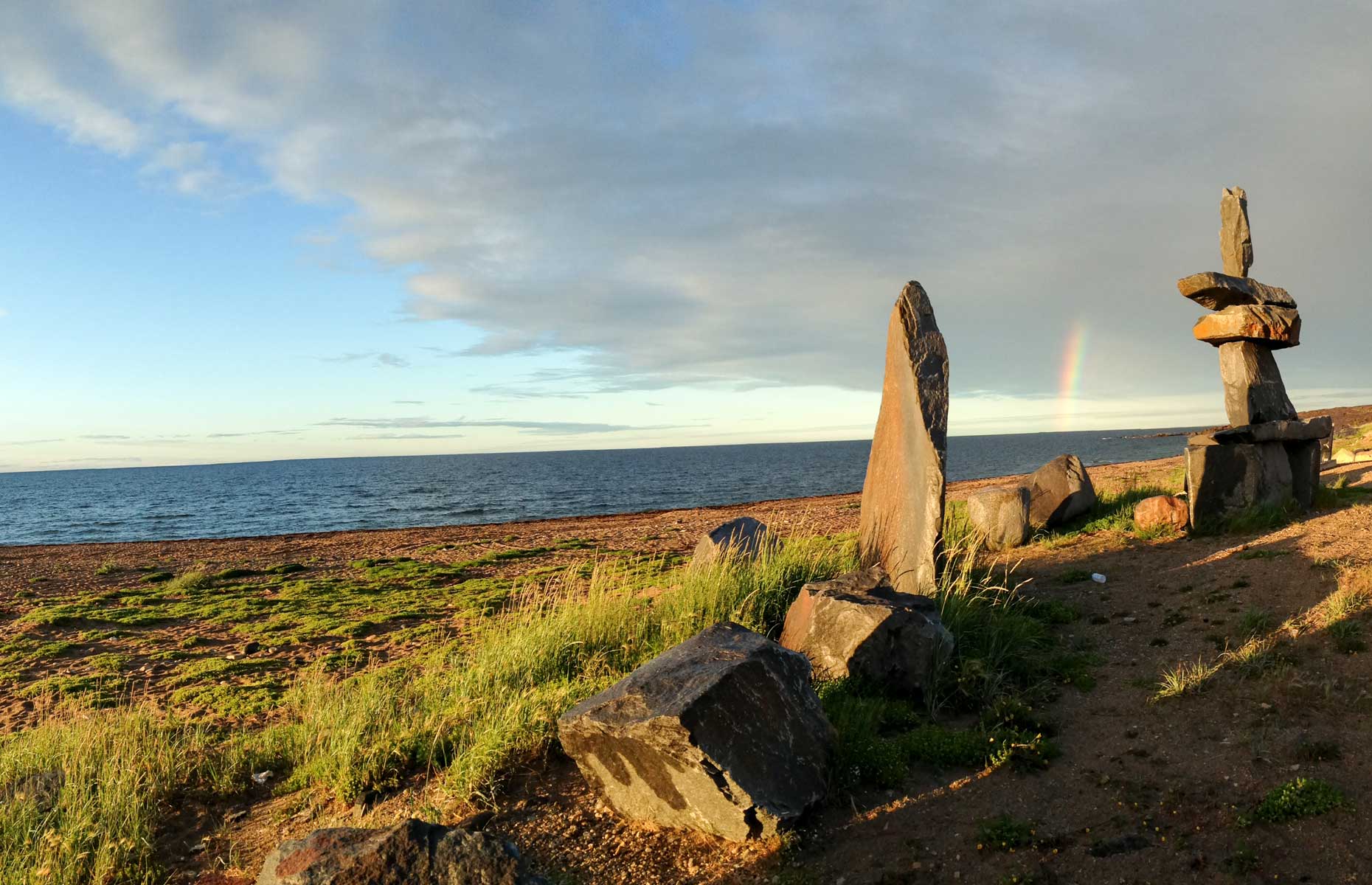 Hudson Bay, viewed from Churchill, Manitoba, Canada