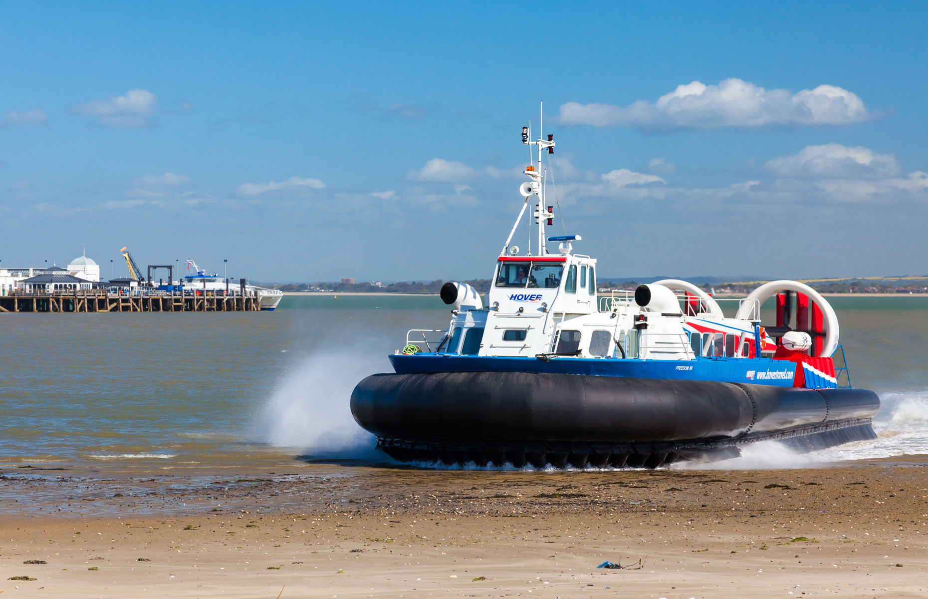 Taking the Hovercraft to the Isle of Wight is an adventure in itself