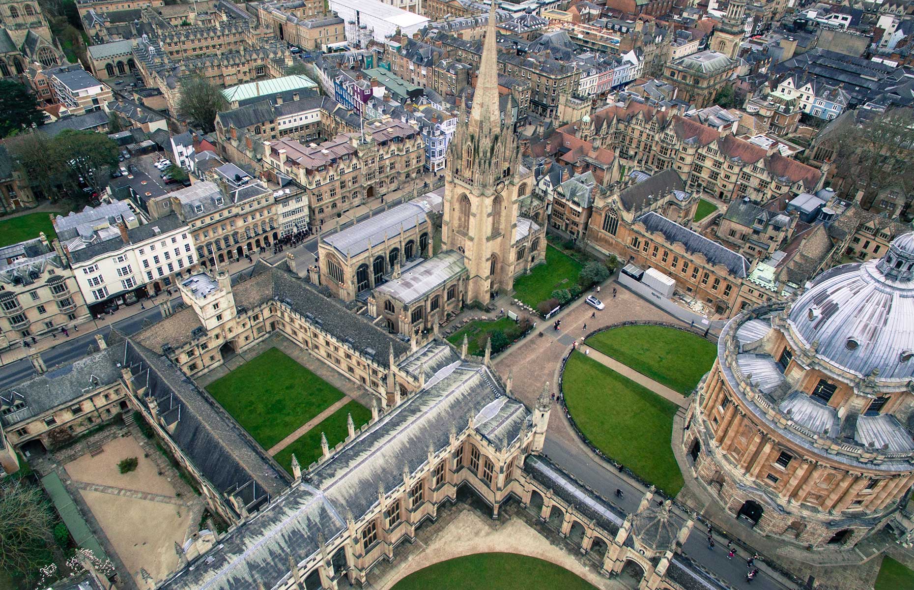 Oxford with its dreaming spires is around 60 minutes from London