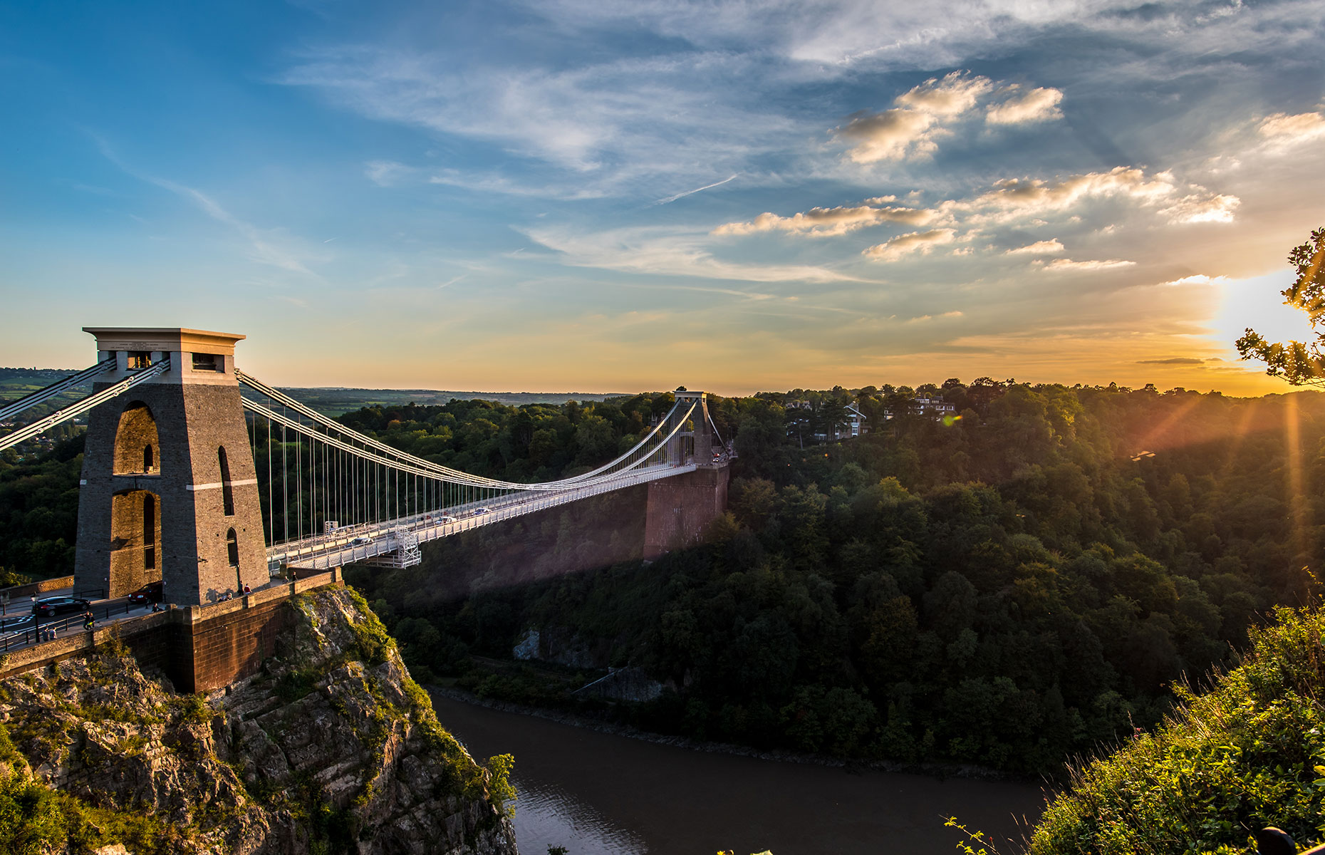 Bristol, end of the Great West Way