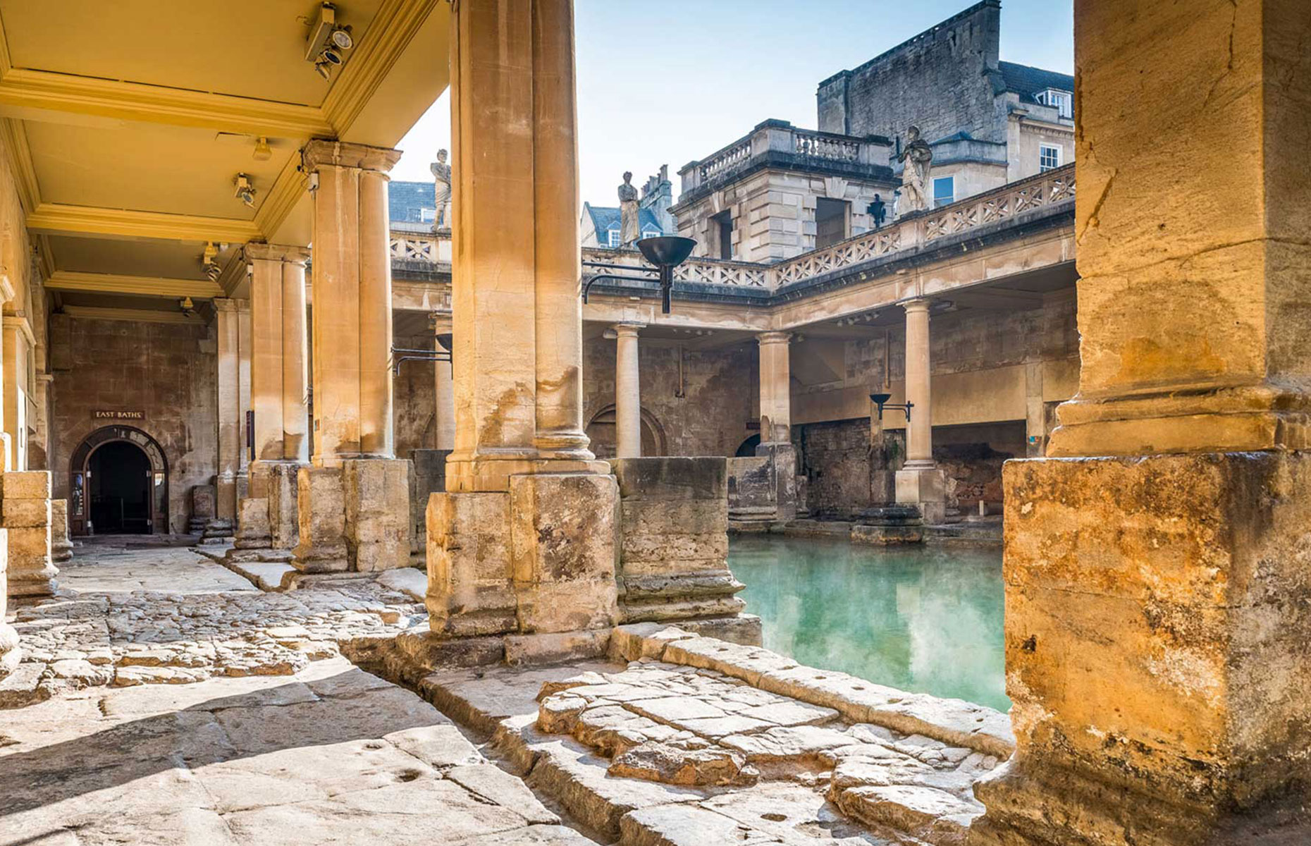 Great Bath-Roman Baths, in the West Country city of Bath