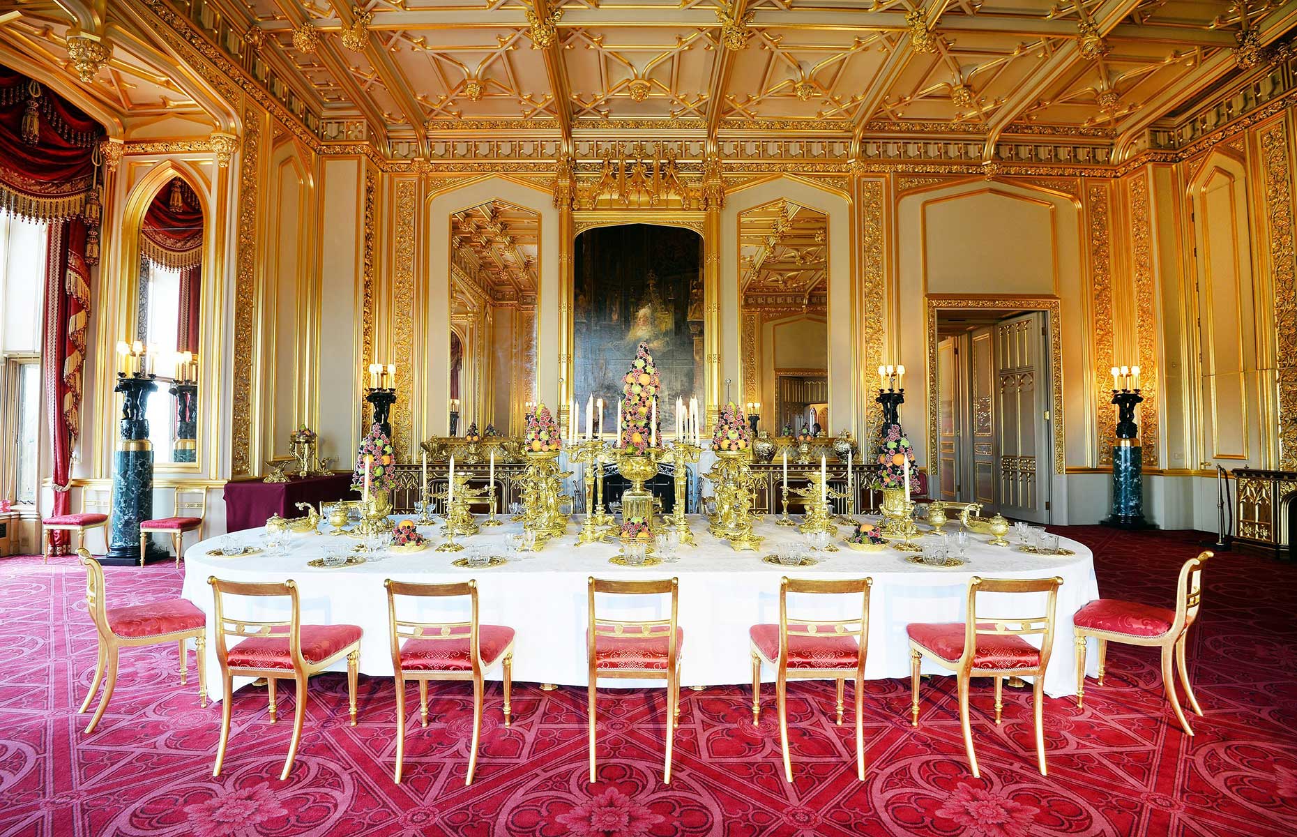 State apartments at Windsor Castle