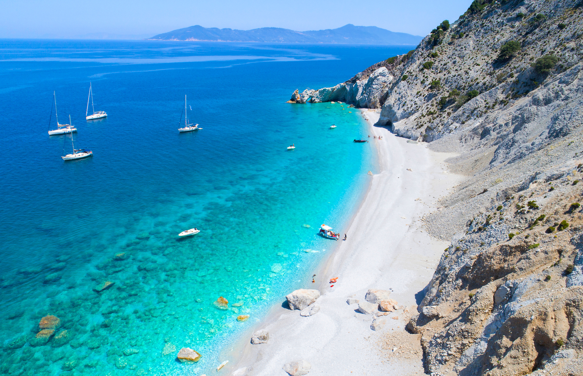 Beach in Skiathos, Greece