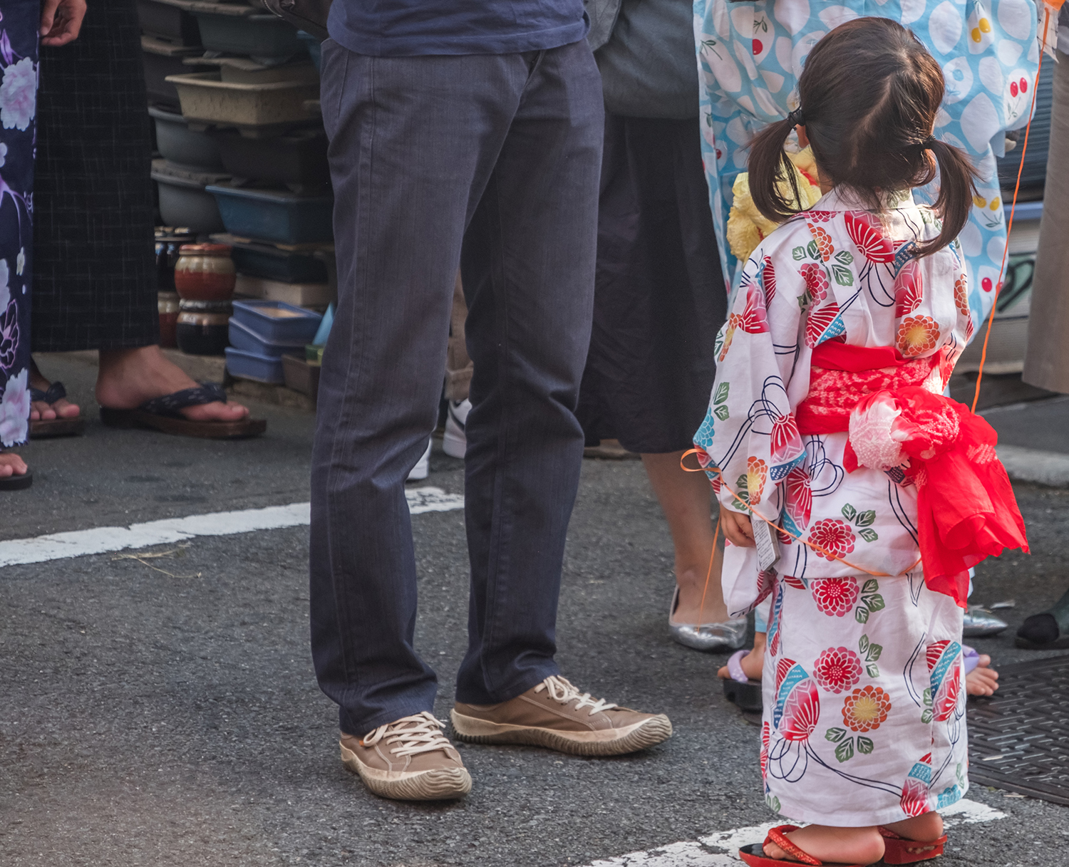 Kids in kimonos, Japan