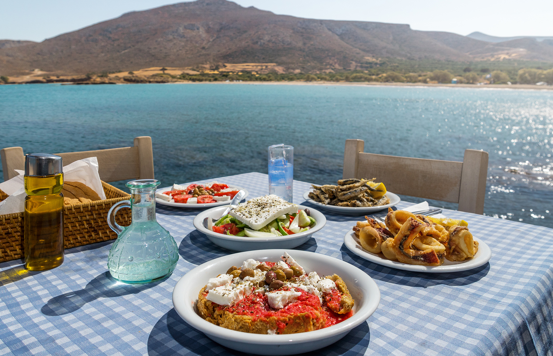 A selection of Greek food (Veniamakis Stefanos/Shutterstock)