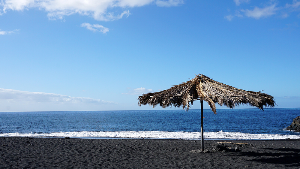 Volcanic beach, La Palma