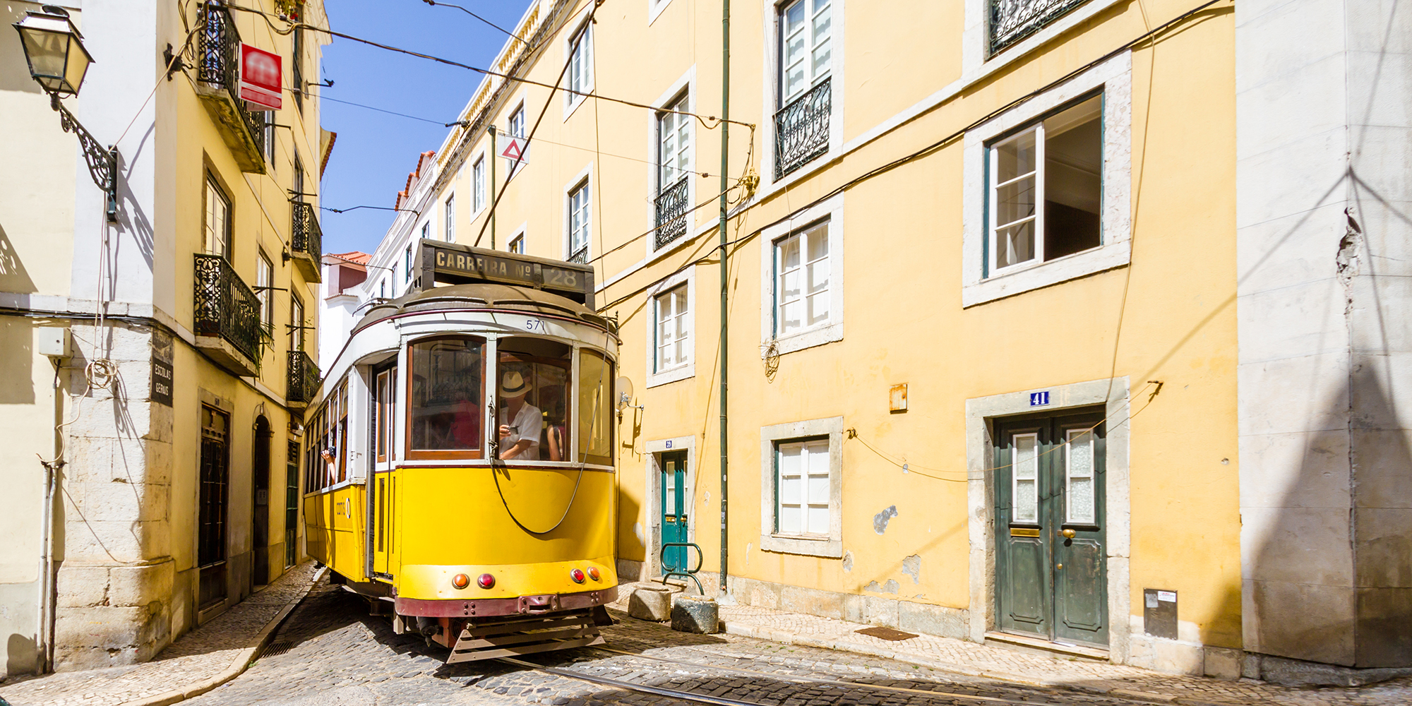 Tram 28 in Lisbon