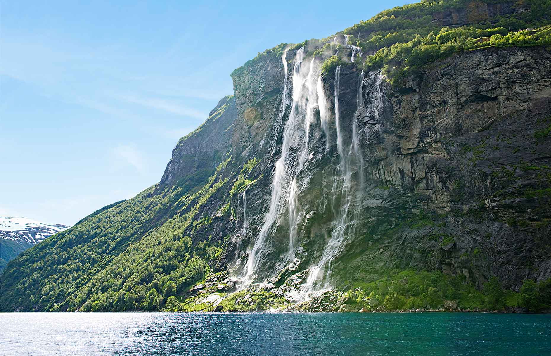 Waterfall in the Norwegian Fjords (Image; Courtesy of MSC)