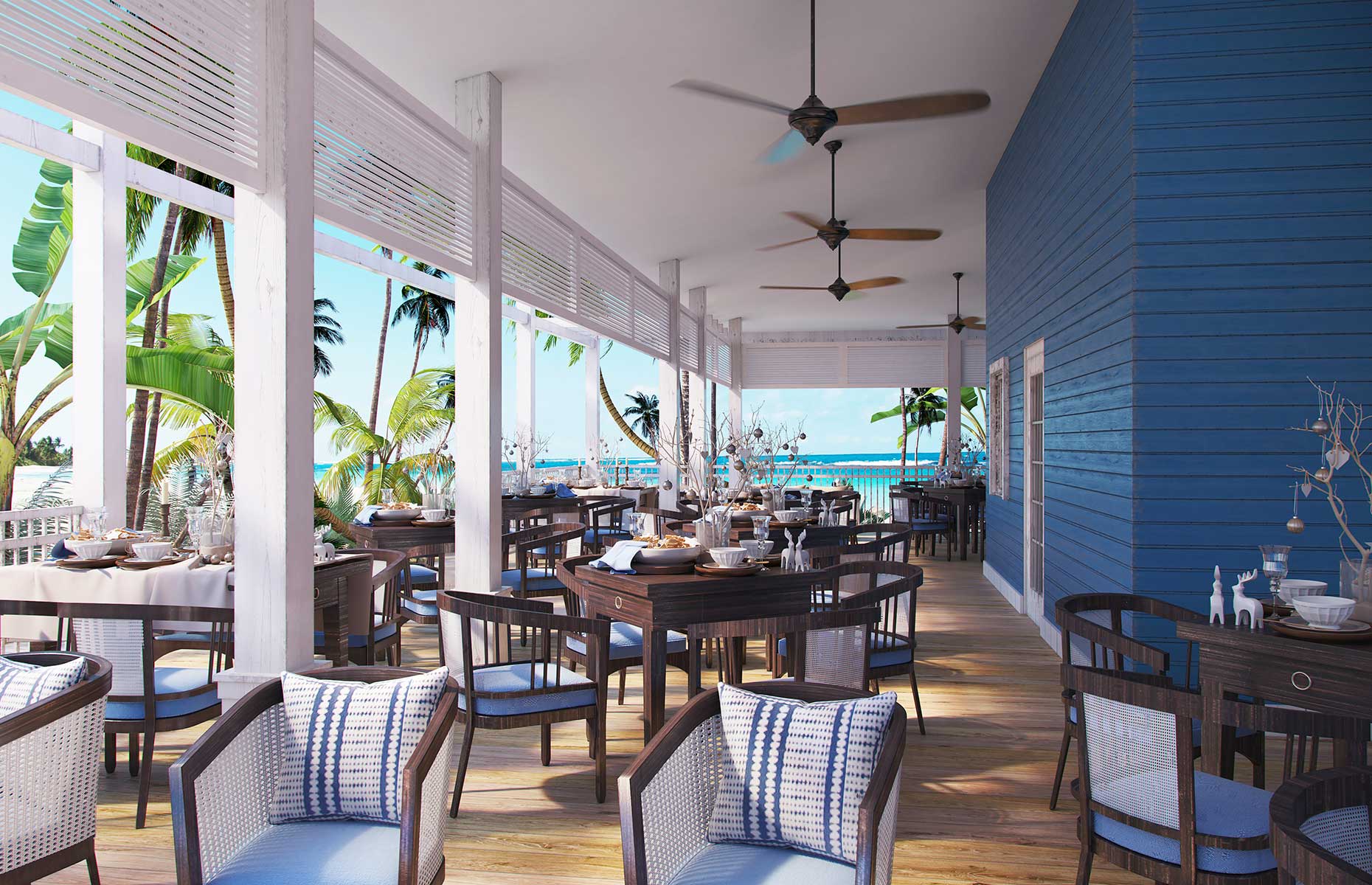 Restaurant at Ocean Cay (Image: Courtesy of MSC)