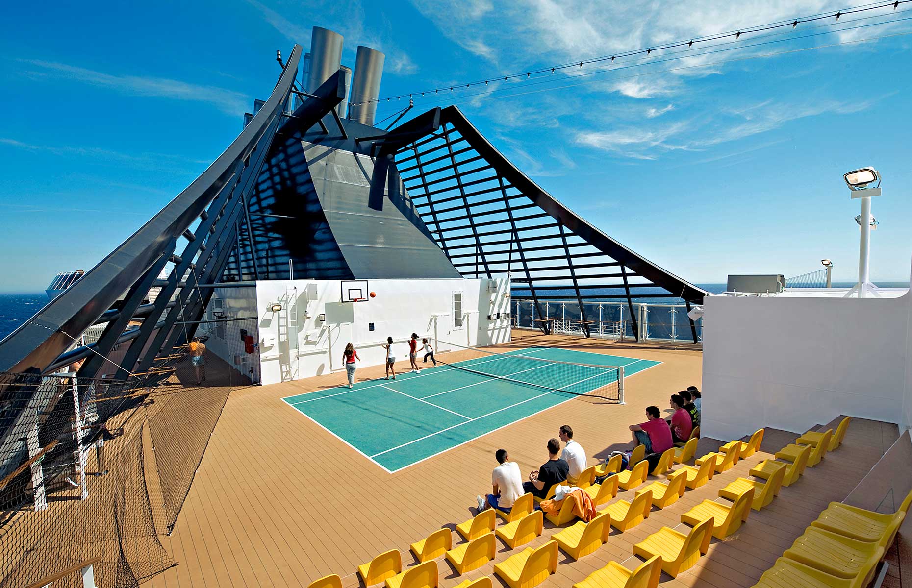 On-deck activities with MSC Cruises (Image: Courtesy of MSC Cruises)