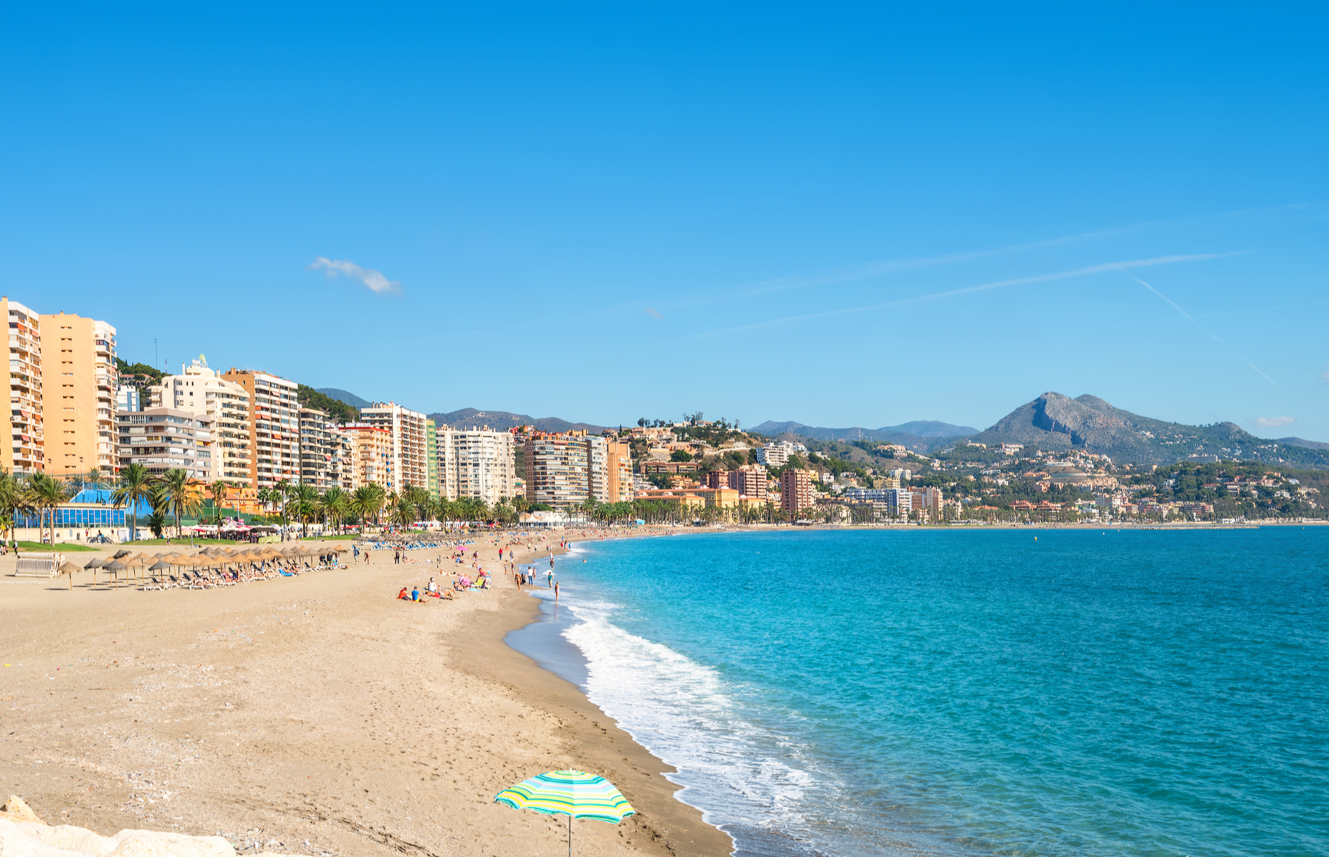 Malaga beach