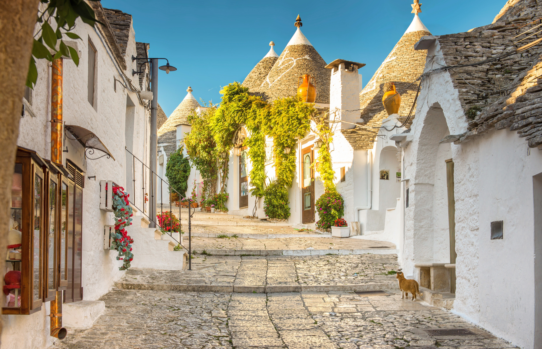 Trulli in Alberobello in Puglia 