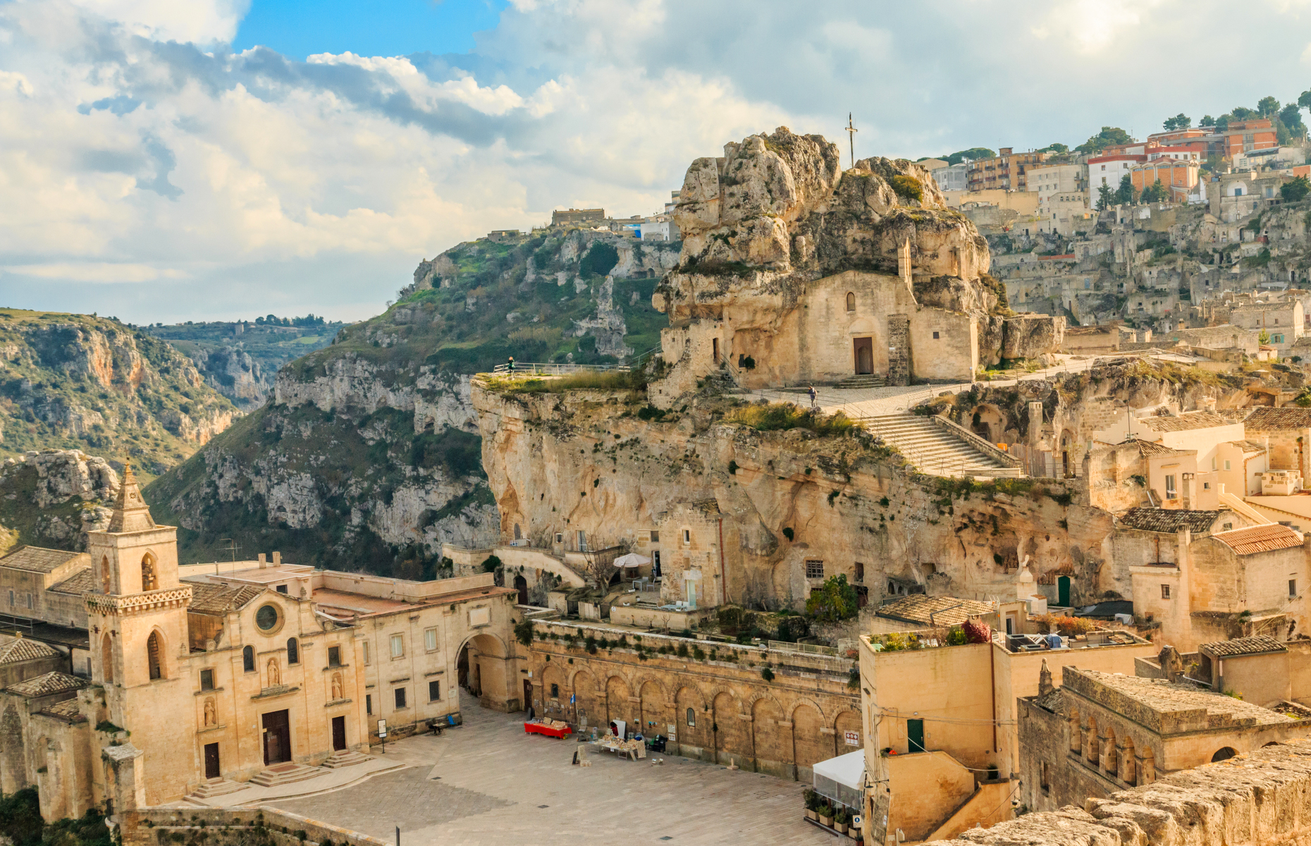 Matera aerial view