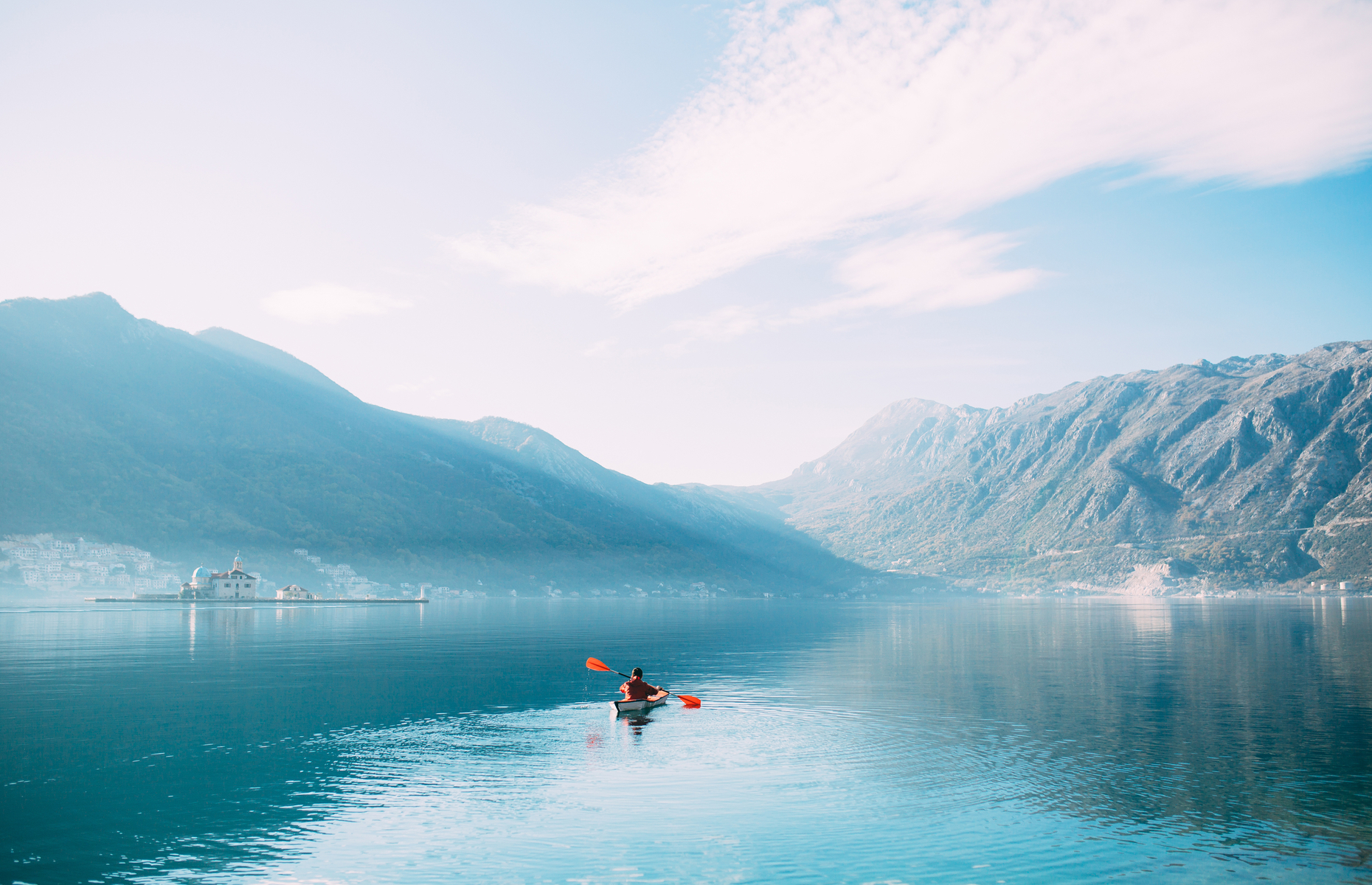 Kayaking in the Bay of Kotor