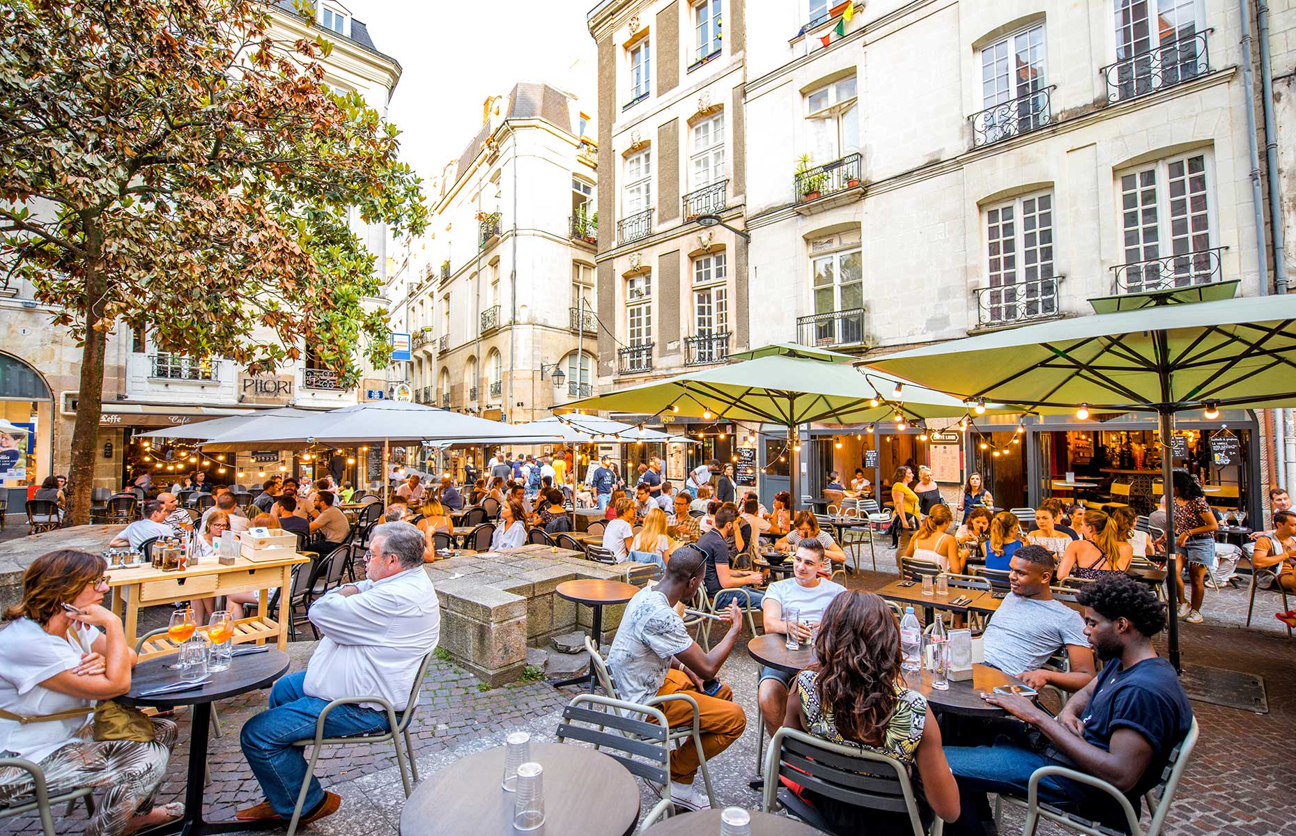 Nantes historic streets (Image: RossHelen/Shutterstock)