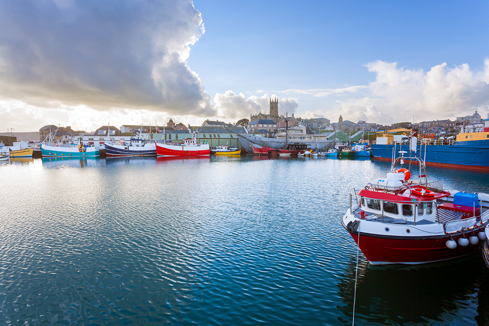 Penzance boats, Cornwall