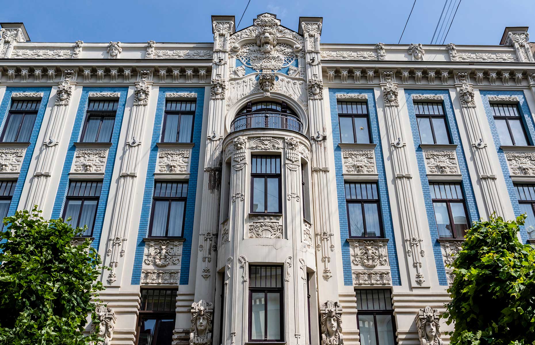 Facade of Art Nouveau building in the Alberta Street in Riga, Latvia (Image: fotojanis/Shutterstock)