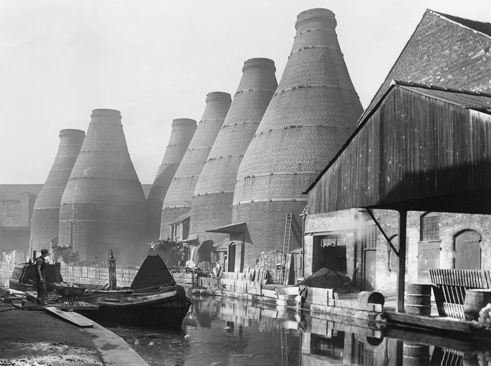 Stoke on Trent pottery kilns