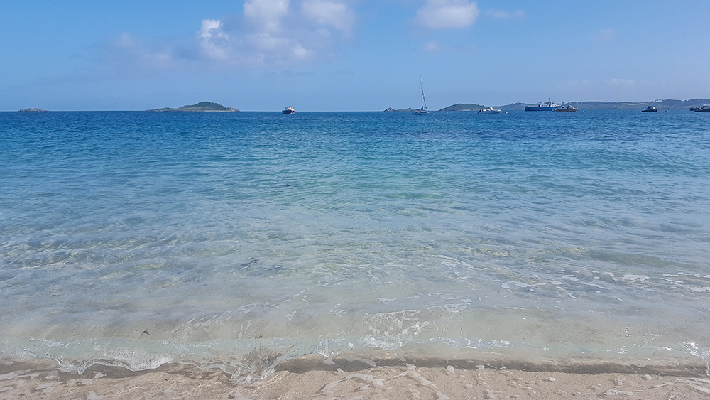 Crystalline waters of St Martin's, Scilly Isles