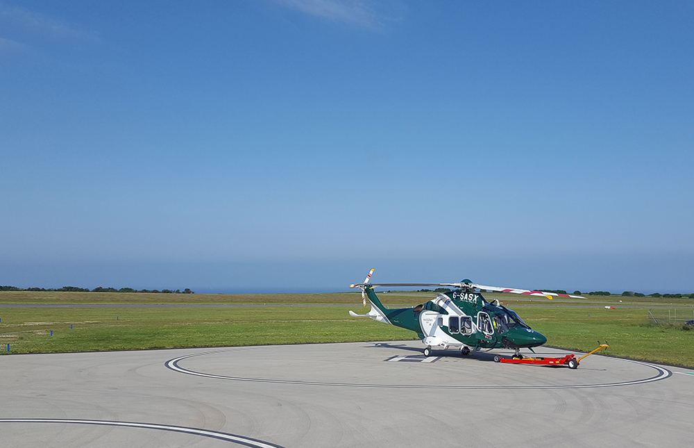 Helicopter to the Isles of Scilly