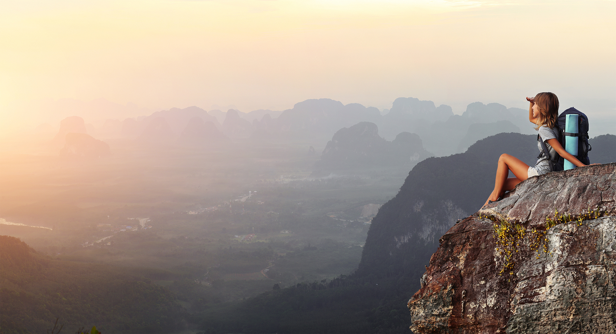 Woman solo traveller