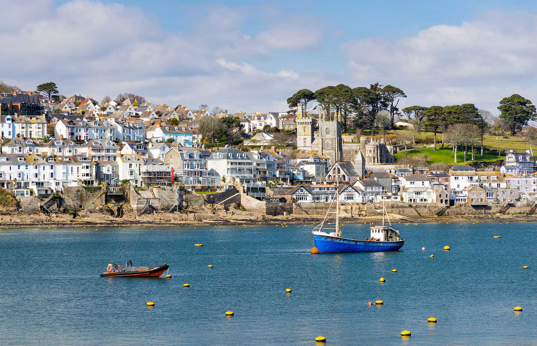 Fowey harbour, Cornwall, South Coast