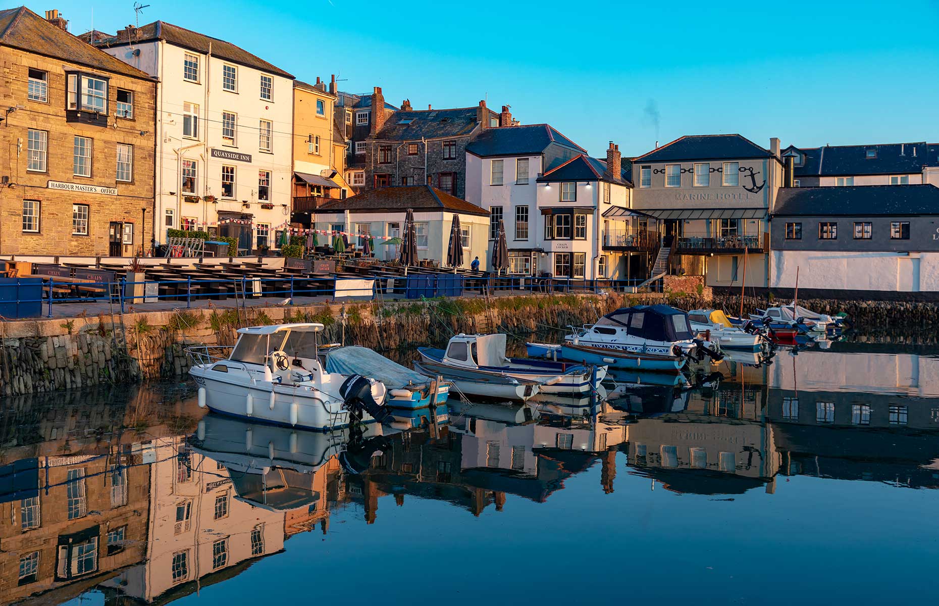 Falmouth town centre, Cornwall south Coast