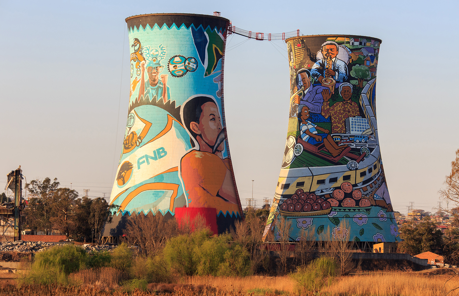 Soweto, cooling towers