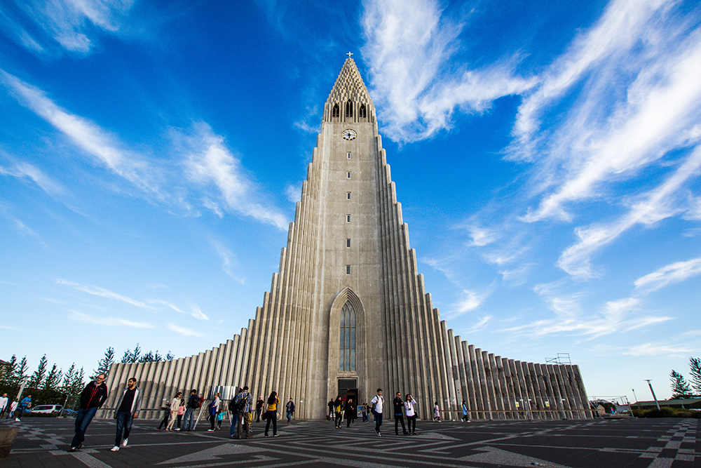 Hallgrimskirkja, Reykjavik, free stopover with Icelandair