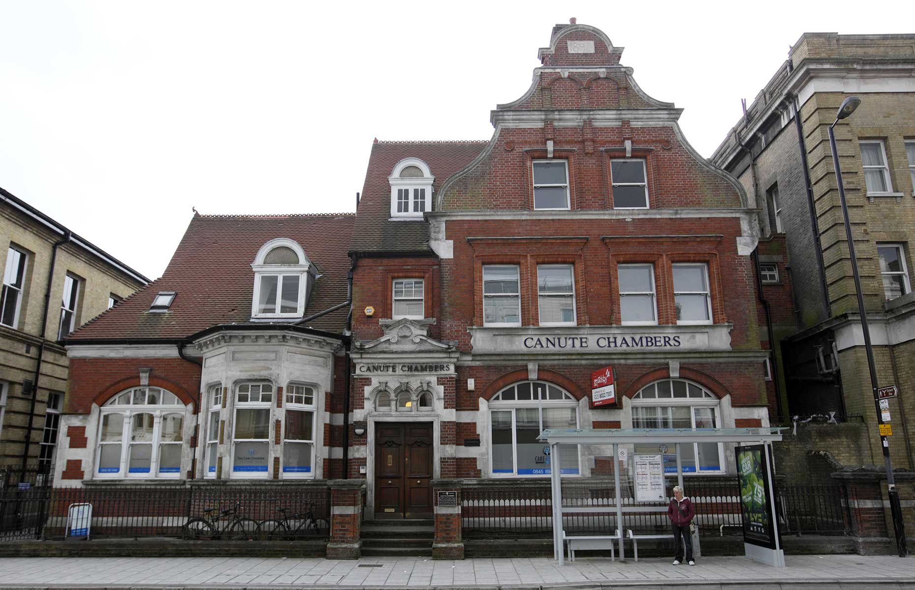 Canute Chambers, Southampton, England. This red-brick Victorian building was once the office of the White Star Line (Image: JUSTIN TALLIS/AFP via Getty Images)