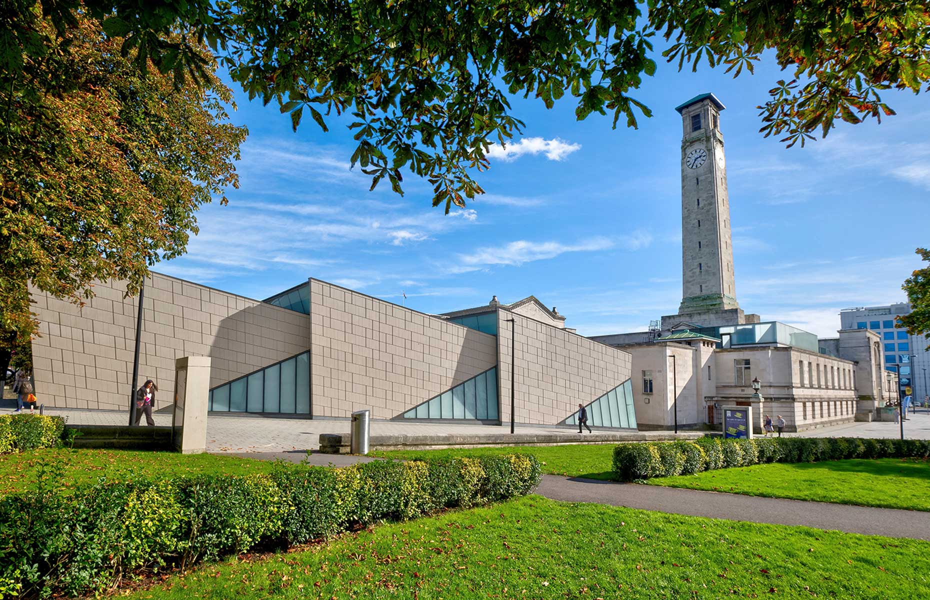 SeaCity Museum exterior on a sunny day in Southampton (Image: Courtesy of Visit Southampton)
