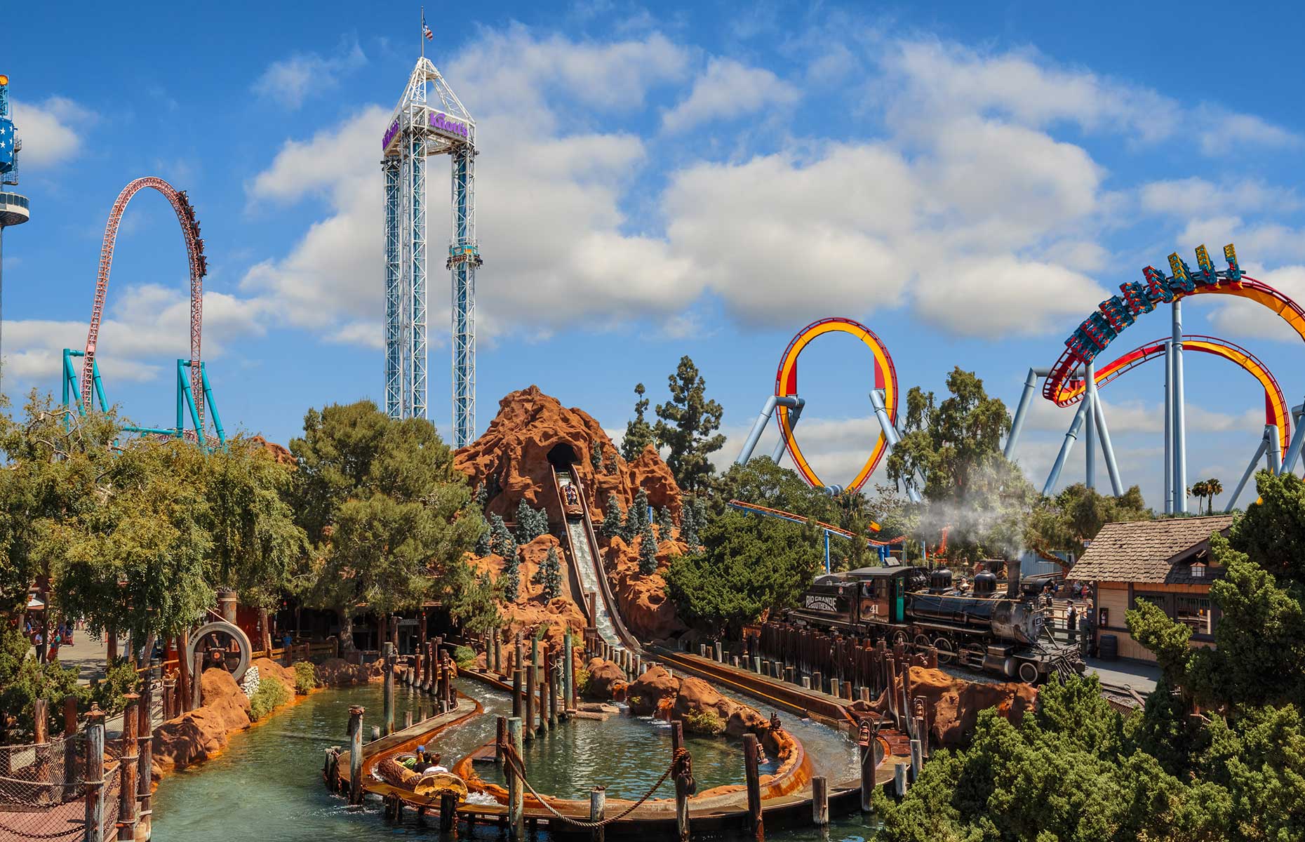 Knott's Berry Farm theme park in Anaheim, California