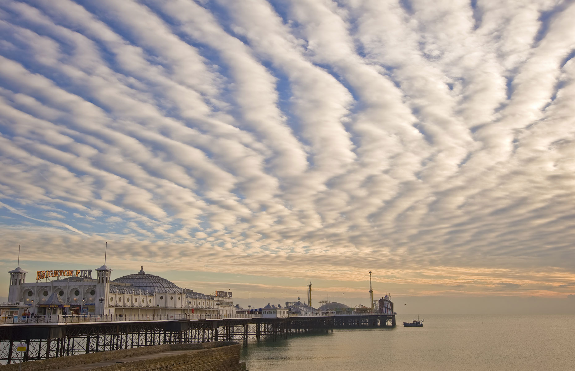 The seafront at Brighton, East Sussex, UK 