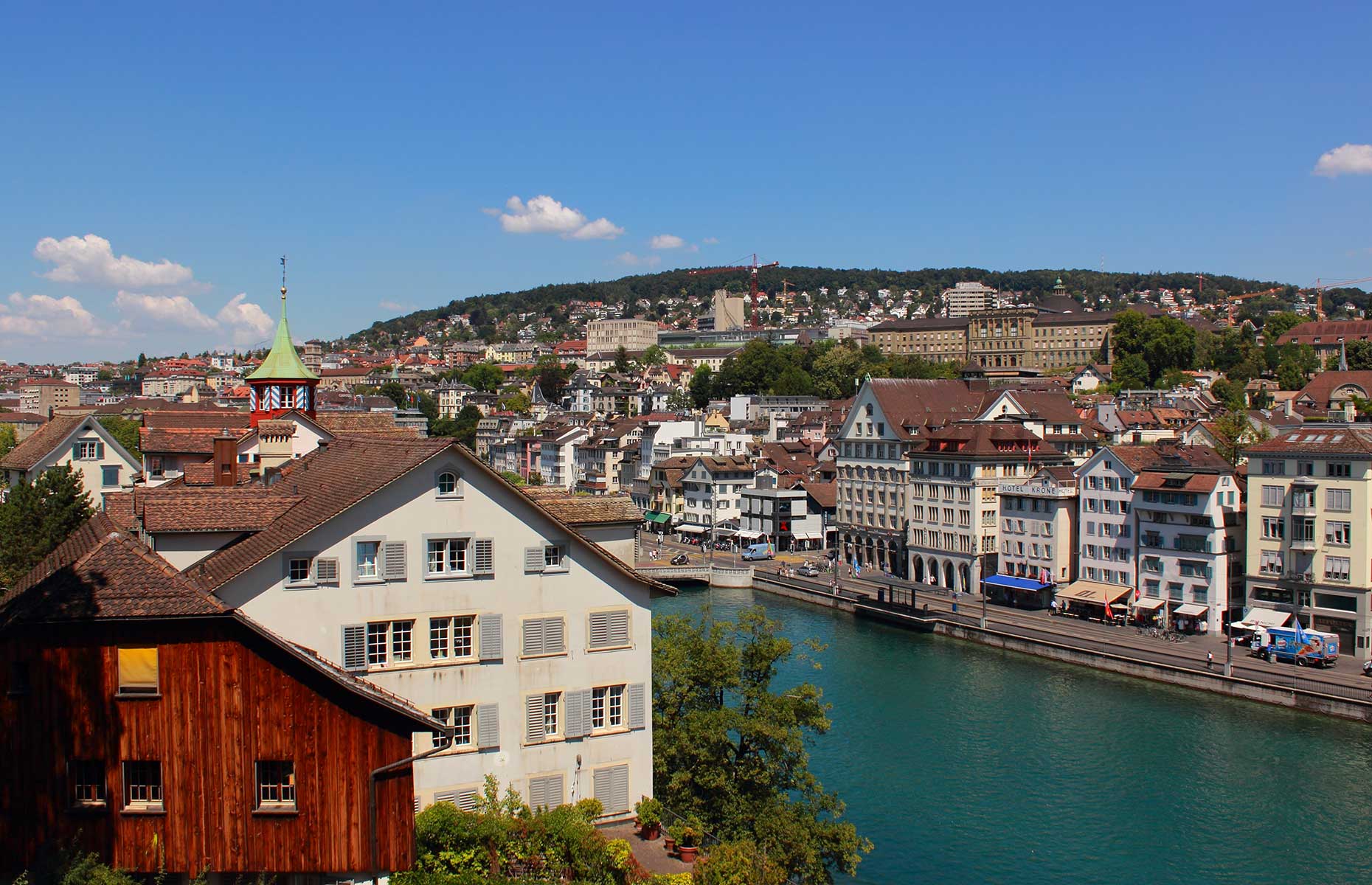 View from Lindenhof, Zurich