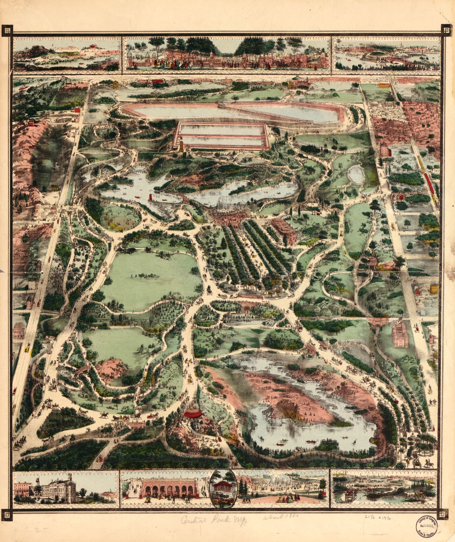Central Park design (Image: Library of Congress)