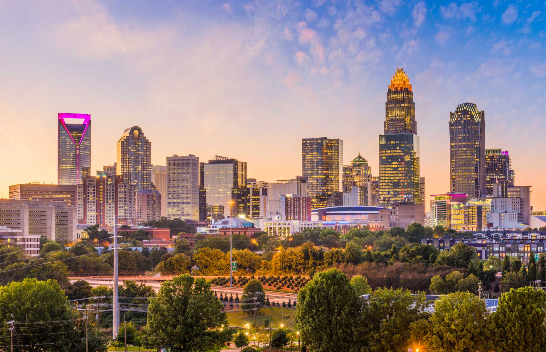 View of Uptown Charlotte in North Carolina (Image: Sean Pavone/Shutterstock)