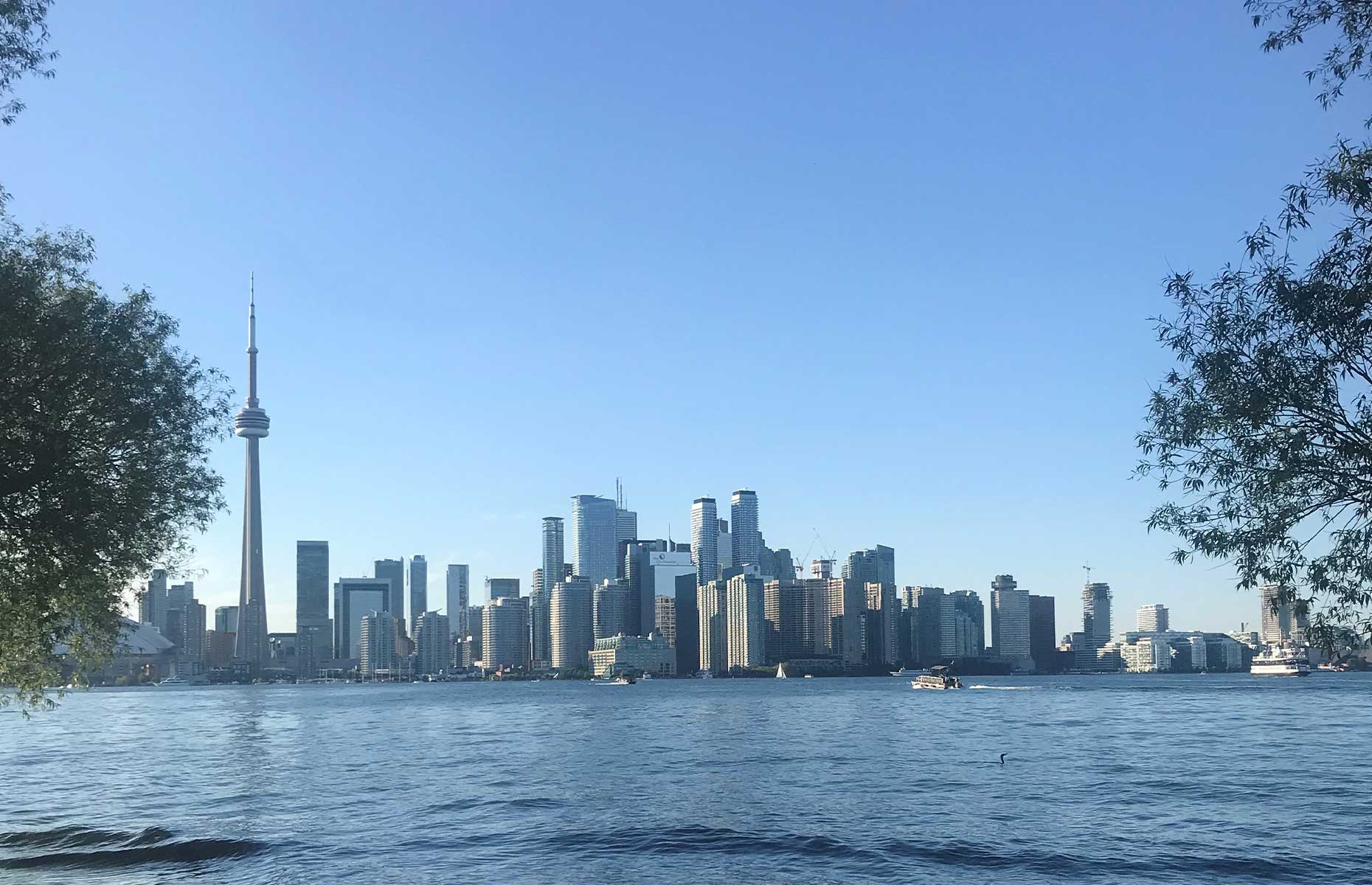 View of Toronto from Centre Island, Lake Ontario