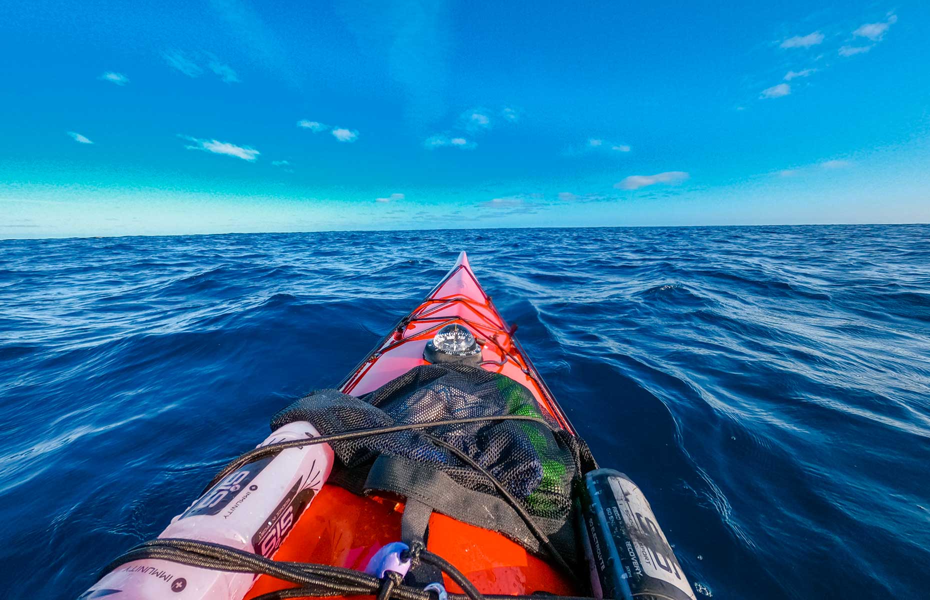 Kayaking on the Great Australian Triathlon (Image: Jonathan Doyle Media)