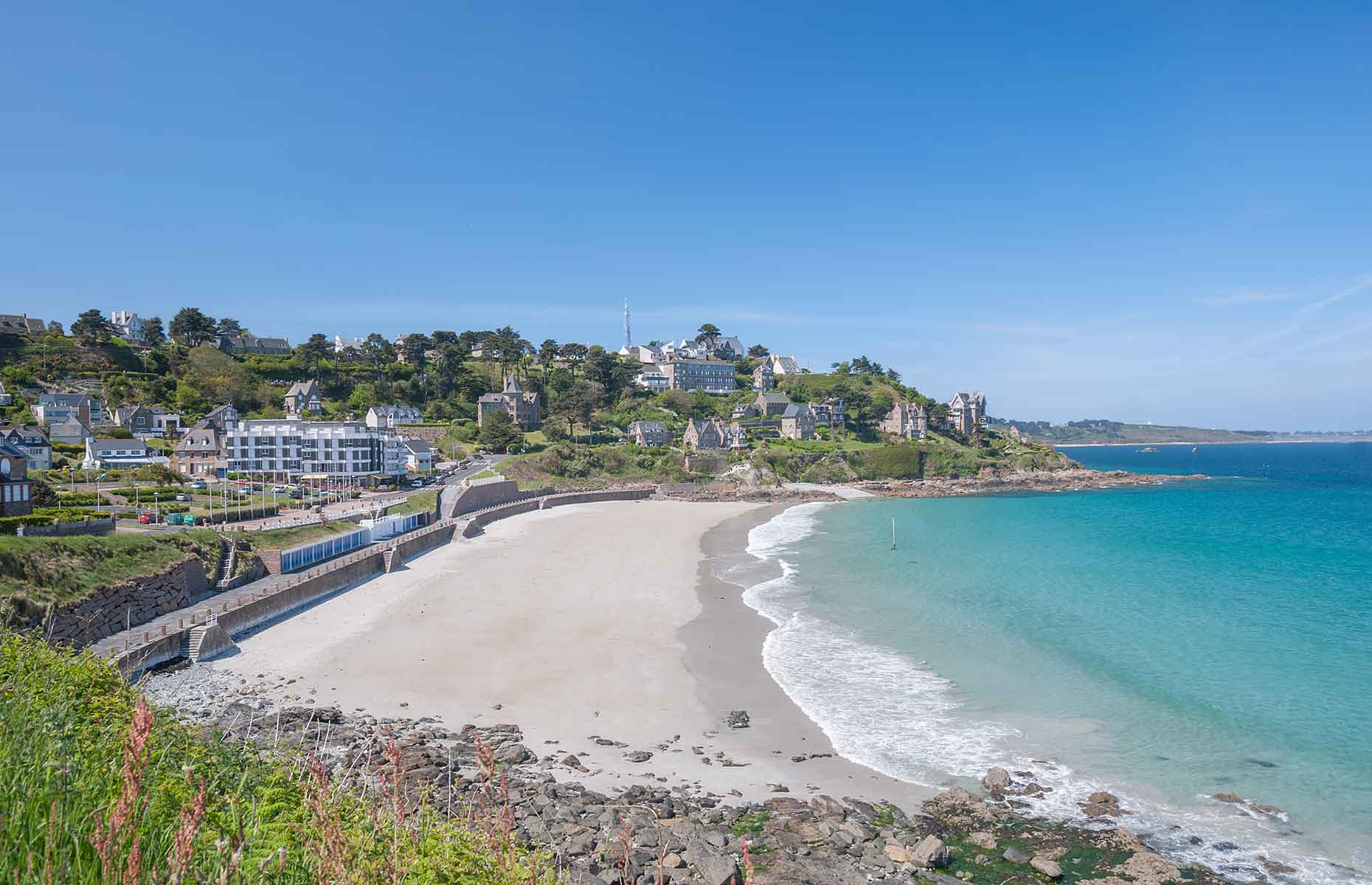 Beach and Village of Perros-Guirec in Brittany, France (Image: travelpeter/Shutterstock)