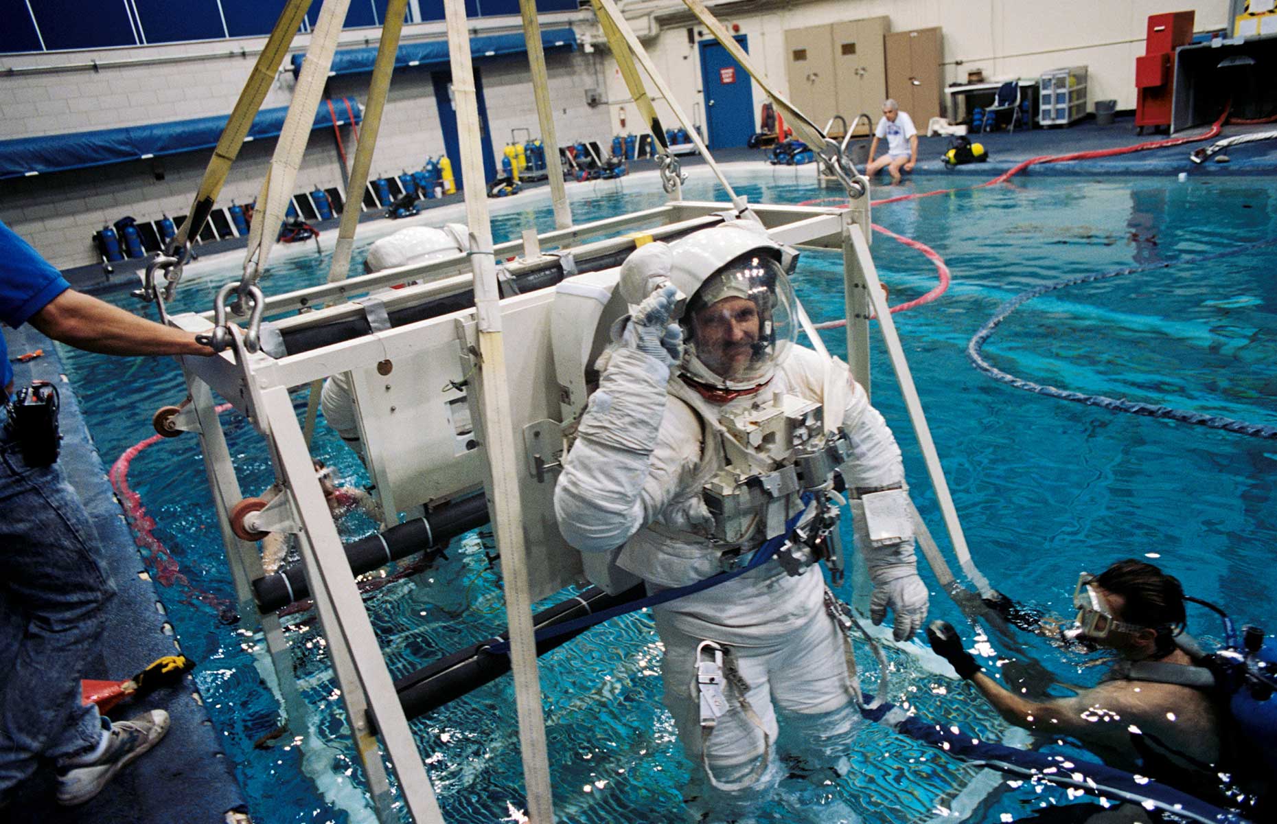 Steven L Smith during astronaut training (Image: NASA Johnson/Flickr/CC BY-NC 2.0)